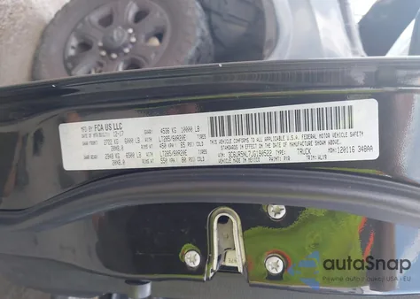 2018 Ram 2500 Laramie 4X4 6'4 Box from USA, damaged, VIN 3C6UR5NL7JG190522